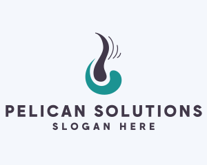 Dermatology Hair Follicle  logo design