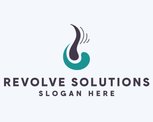 Dermatology Hair Follicle  logo design