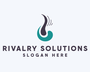 Dermatology Hair Follicle  logo design