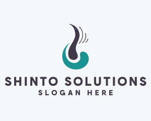 Dermatology Hair Follicle  logo design