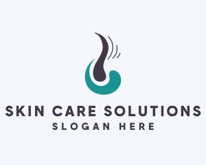 Dermatology - Dermatology Hair Follicle logo design