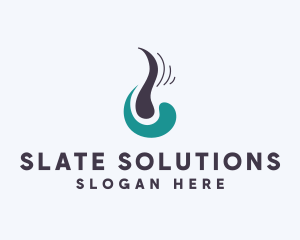 Dermatology Hair Follicle  logo design