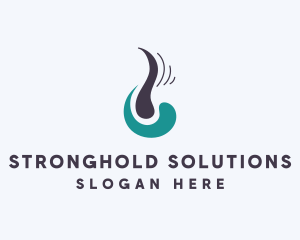 Dermatology Hair Follicle  logo design