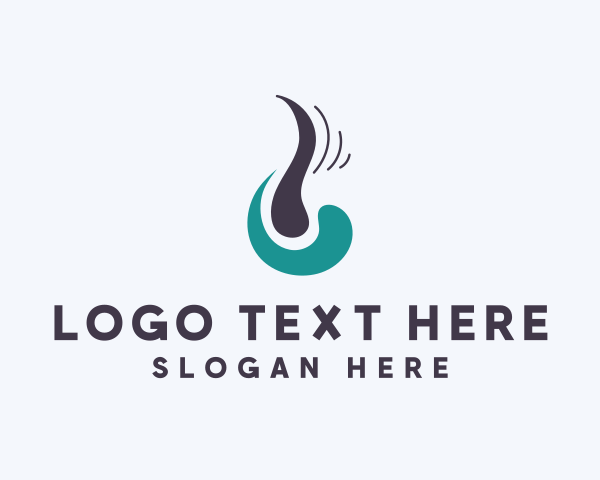 Procedure - Dermatology Hair Follicle logo design