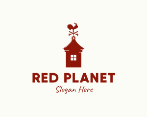 Red Weathercock House logo design