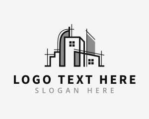 Engineer - Home Builder Architect logo design