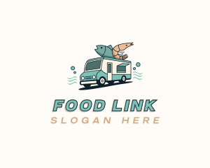 Seafood Food Truck logo design