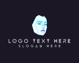 Computer - Digital Portal AI logo design