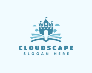 Clouds - Castle Kindergarten Flipbook logo design