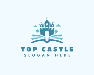 Castle Kindergarten Flipbook  logo design