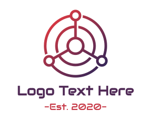 Tech - Tech Radar Scan logo design