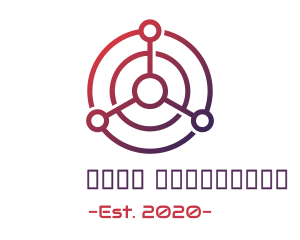 Gamer - Tech Radar Scan logo design