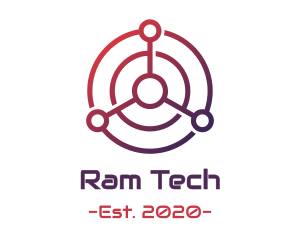 Tech Radar Scan logo design