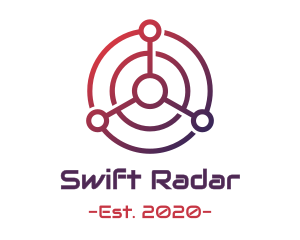 Radar - Tech Radar Scan logo design