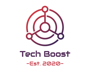 Tech Radar Scan logo design