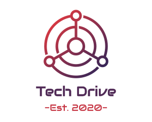 Tech Radar Scan logo design