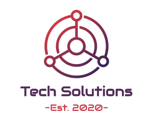 Tech - Tech Radar Scan logo design