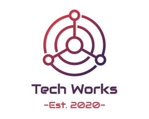 Tech Radar Scan logo design