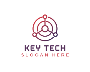 Tech Radar Scan logo design