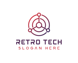 Tech Radar Scan logo design