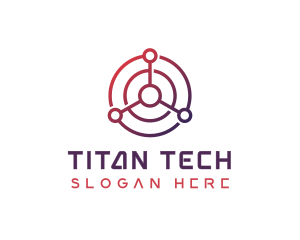 Tech Radar Scan logo design