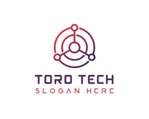 Tech Radar Scan logo design