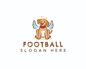 Puppy Angel Dog Logo