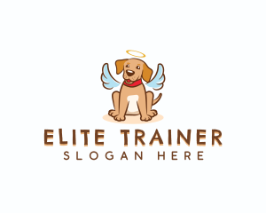 Puppy Angel Dog logo design