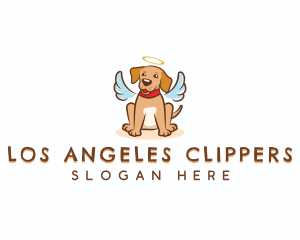 Puppy Angel Dog logo design