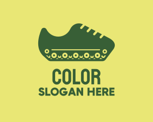 Sneakers - Military Tank Shoe logo design