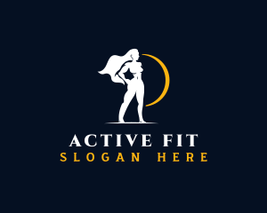 Fit - Fit Woman Fitness logo design