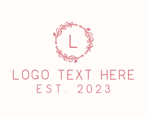Laurel - Organic Garden Wreath logo design
