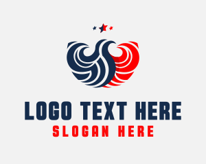 Soldier - American Eagle Military logo design