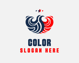 Patriotism - American Eagle Military logo design