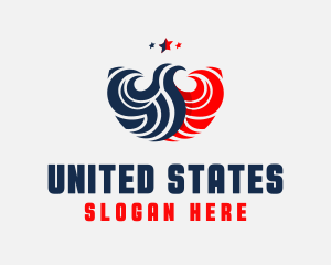 States - American Eagle Military logo design