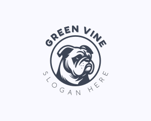 Canine Pitbull Dog Logo