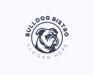 Canine Pitbull Dog logo design