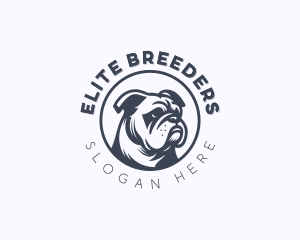 Canine Pitbull Dog logo design