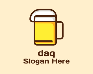 Minimalist Beer Icon Logo