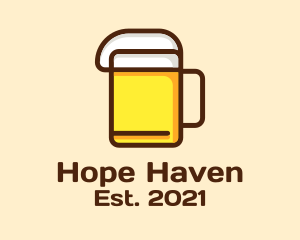 Beer House - Minimalist Beer Icon logo design