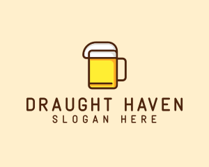 Beer Mug Drink logo design