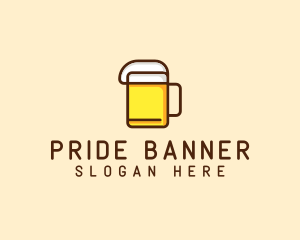 Beer Mug Drink logo design