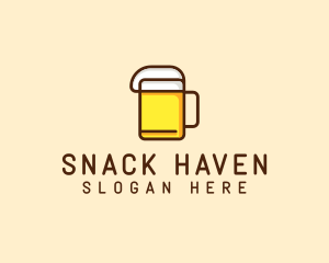 Beer Mug Drink logo design