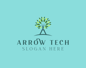 Arborist Gardening Shears logo design