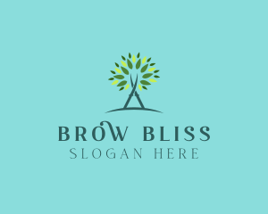 Arborist Gardening Shears logo design