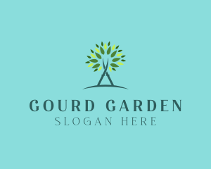 Arborist Gardening Shears logo design