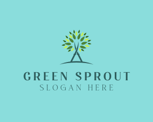 Arborist Gardening Shears logo design