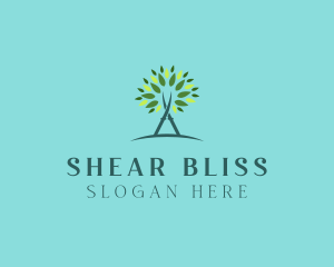 Arborist Gardening Shears logo design