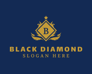 Gold Royal Diamond logo design