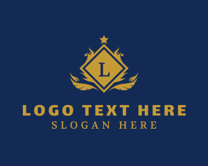 Expensive - Gold Royal Diamond logo design